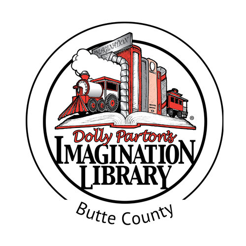 Dolly Parton Imagination Butte County Library Logo